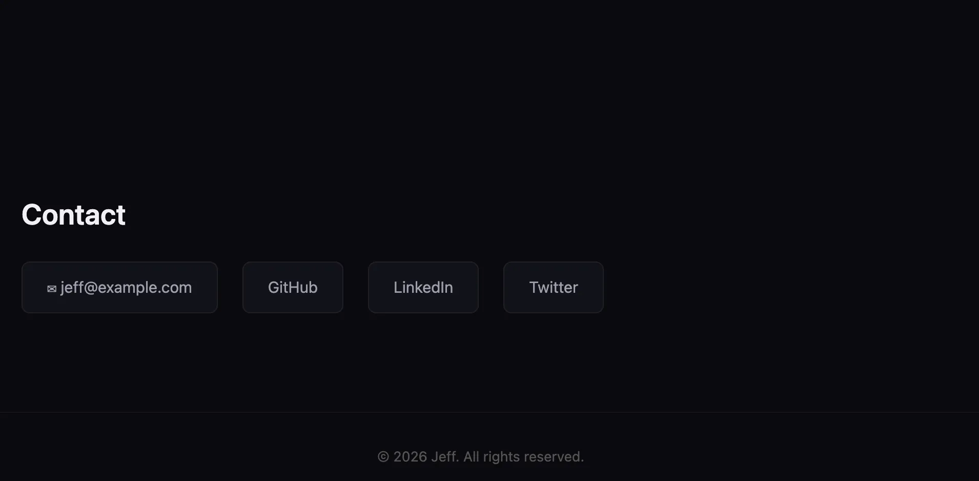 交付的落地页效果 SECTION